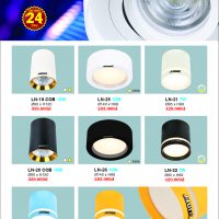 Đèn led lon Downlight Design ốp nổi